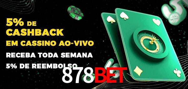 Promoções do cassino ao Vivo 878BET